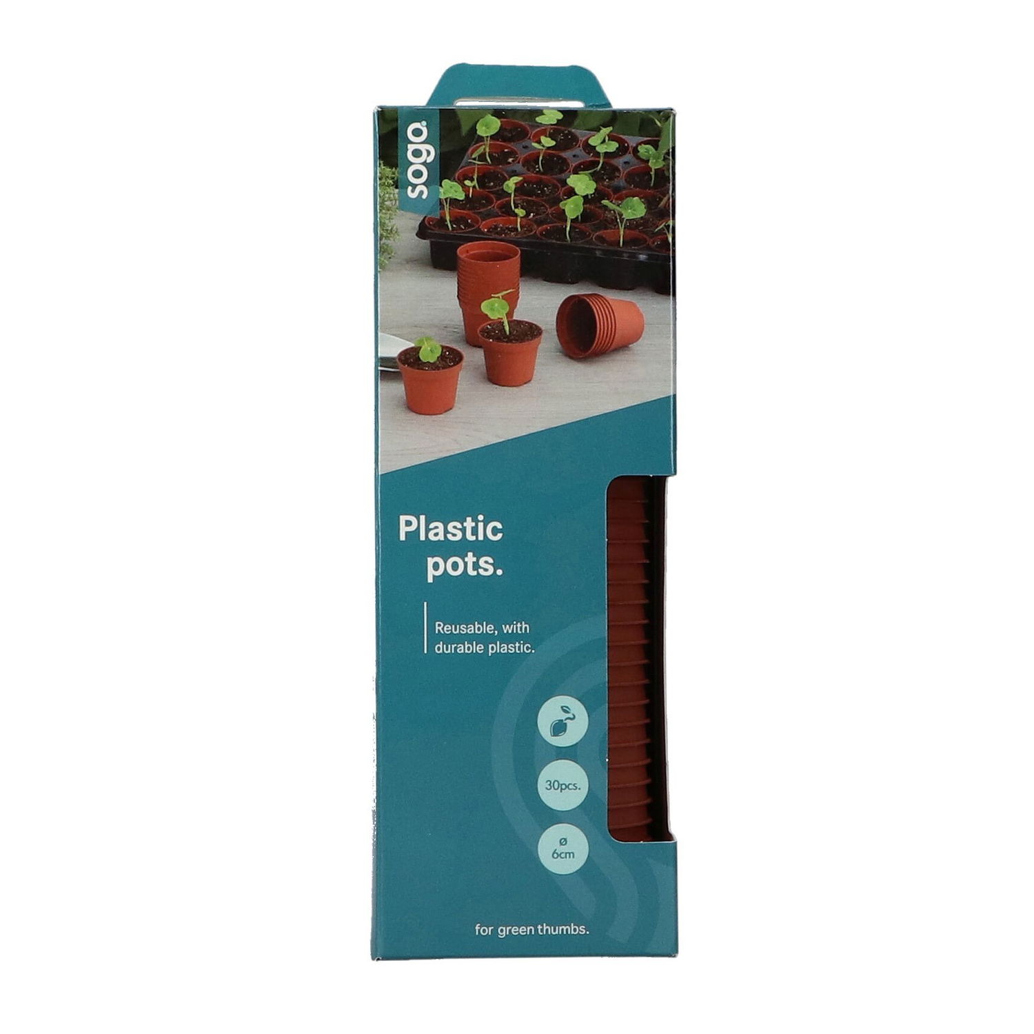Plantepotter i plast, 30 stk til forspiring - Fantastisk tilbud!