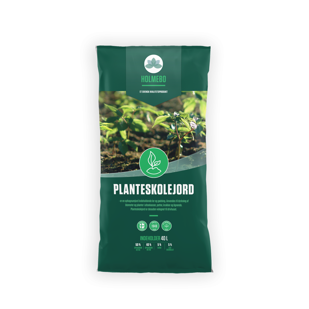 Planteskolejord 40 Liter - Ideel til blomster og planter!