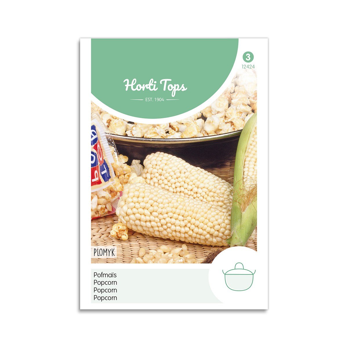 Popcorn Majs Frø "Plomyk" - Hjemmedyrkede Snacks