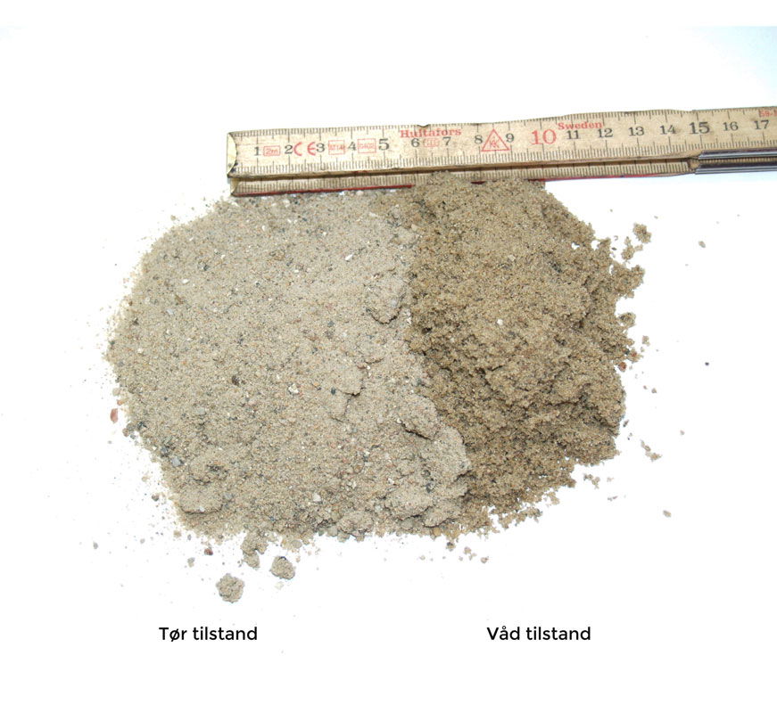Pudsesand 0-5 mm - 1000 kg Bigbag til Sokler på tilbud!
