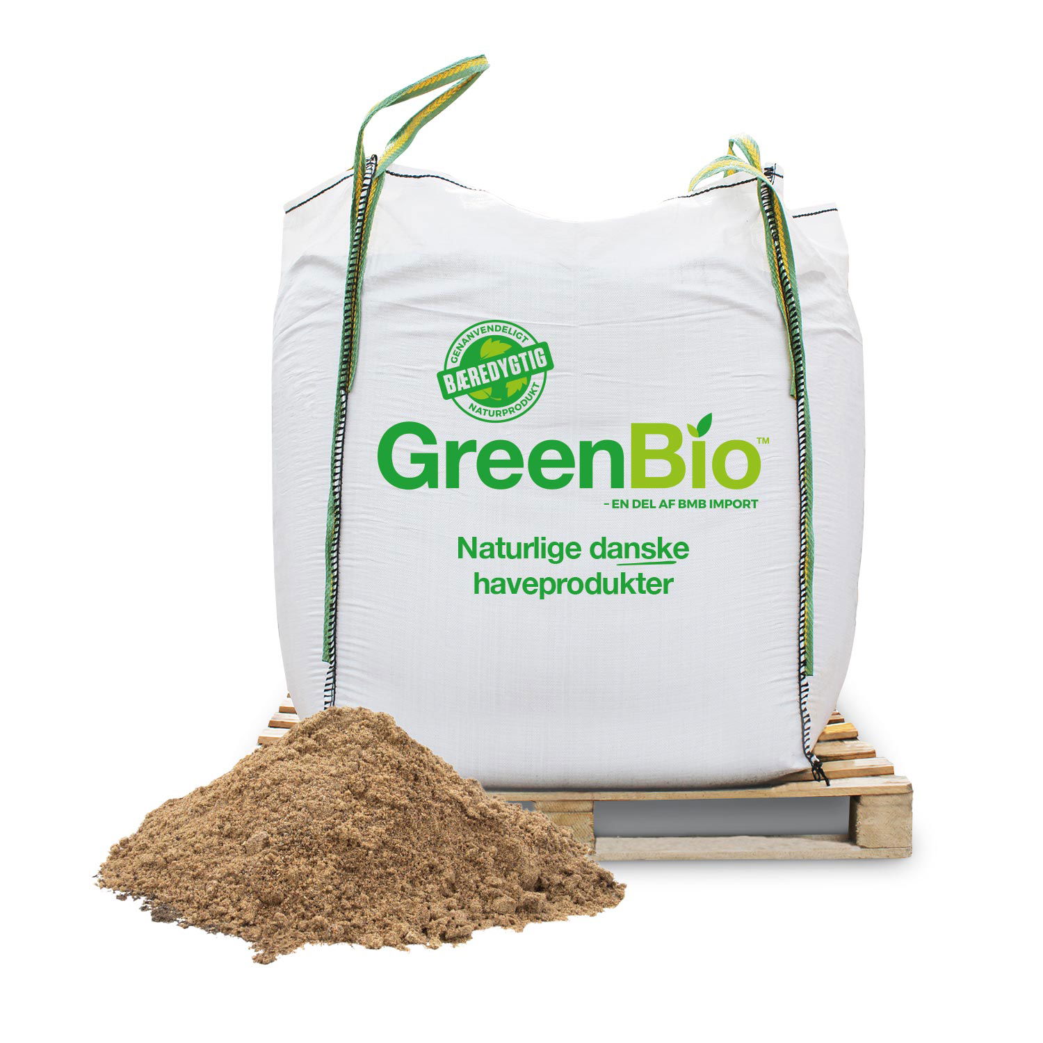 Pudsesand 0-2 mm - 1000 kg til professionelt pudsearbejde