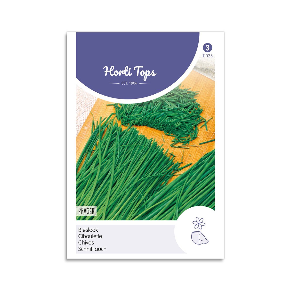 Purløg Frø "Chive Prager" - Horti Tops på tilbud!