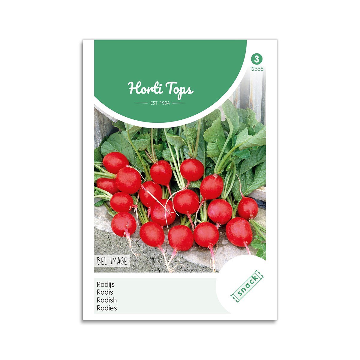 Radisefrø "Bel Image" fra Horti Tops - Hurtigvoksende!