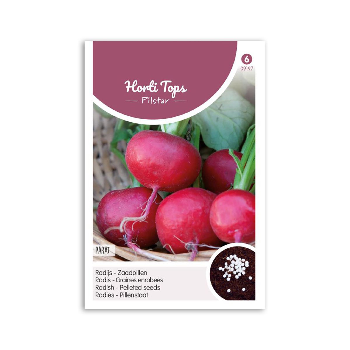 Radisefrø "Parat" - Horti Tops til nem dyrkning