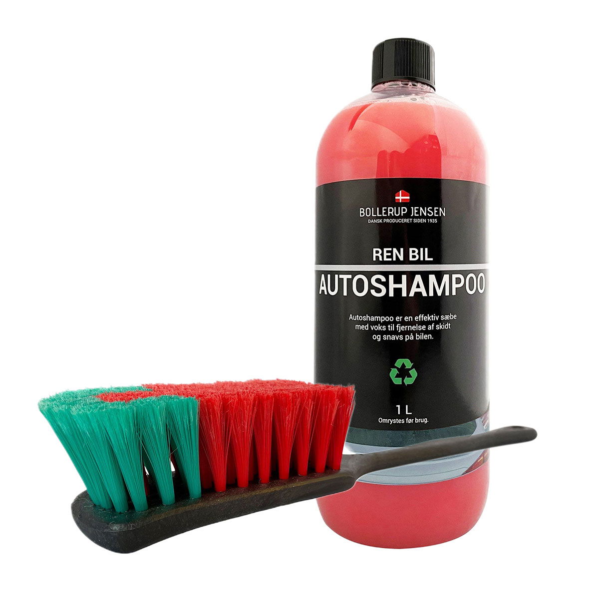 Ren Bil Autoshampoo med Autobørste - Effektiv Bilpleje