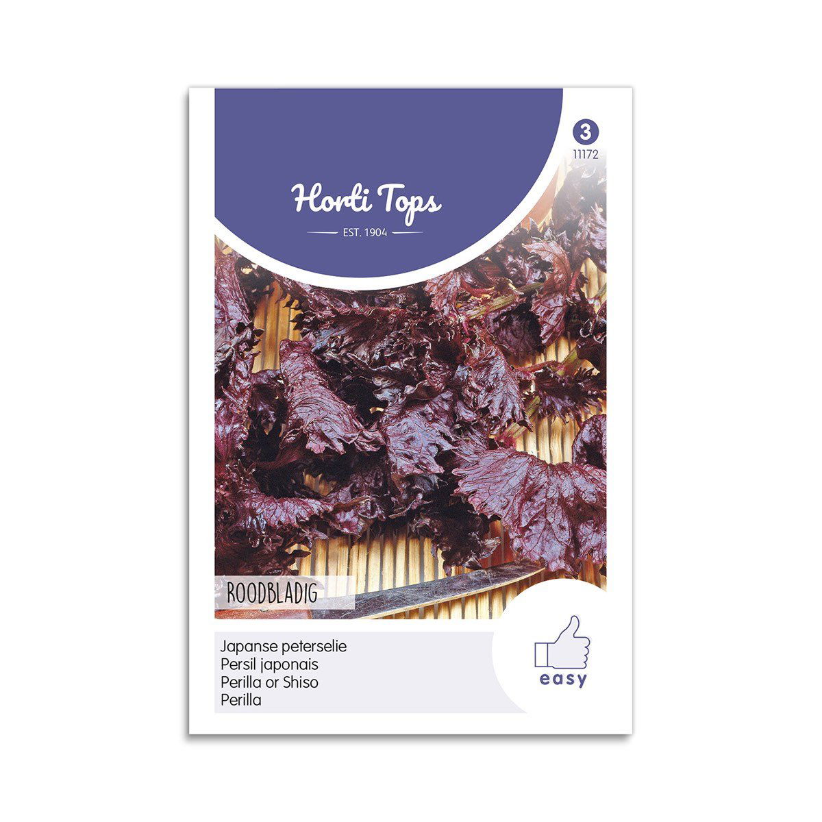 Rød Bladmynte Frø "Shiso" - Horti Tops Tilbud!