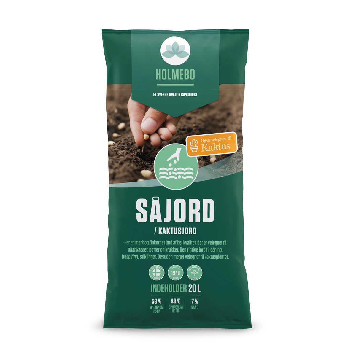 Såjord og Priklejord 20 Liter – Optimal Jord til Planter