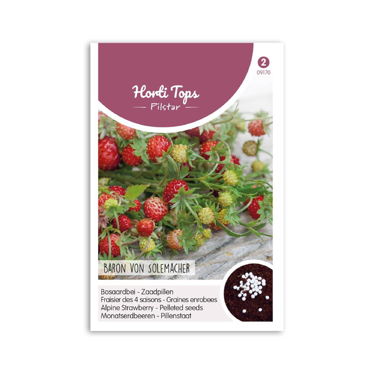 Skovjordbær Frø "Baron Von Solemacher" - Horti Tops
