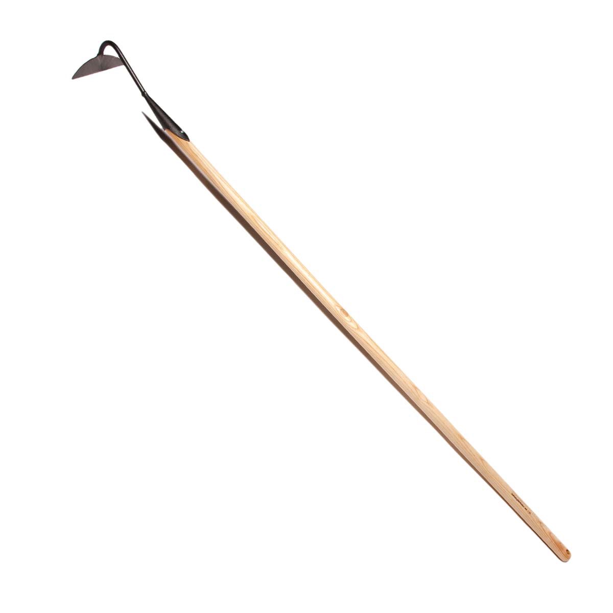 Smedet Halvmåne Hakkejern med Askeskaft - 160 cm