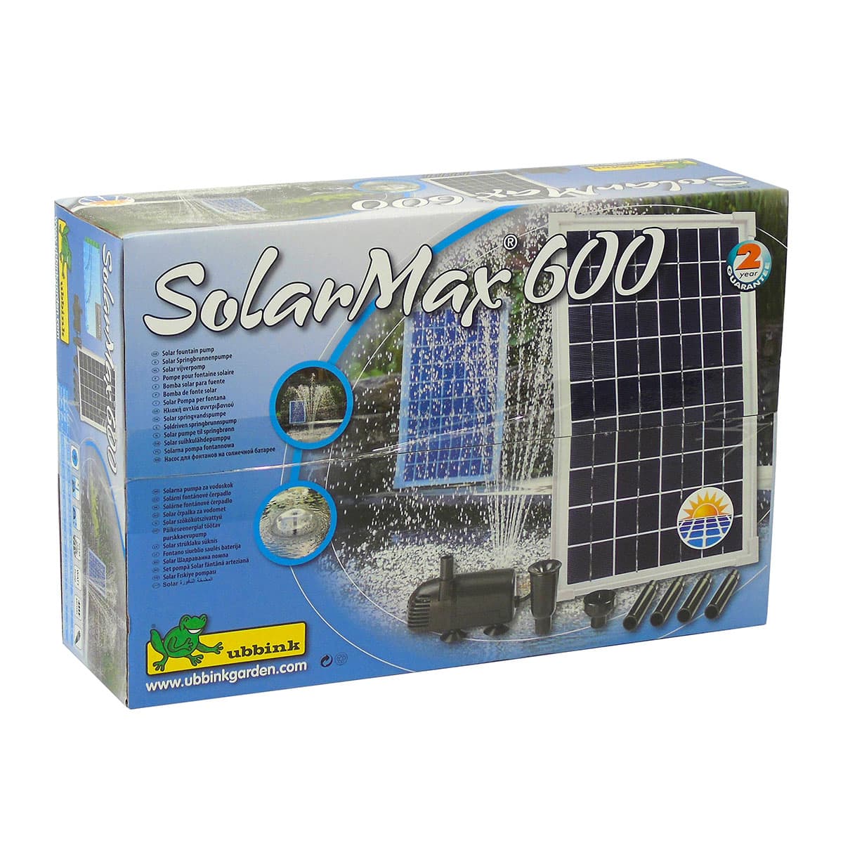 Solarmax 600 Soldrevet Springvandssæt til Haven