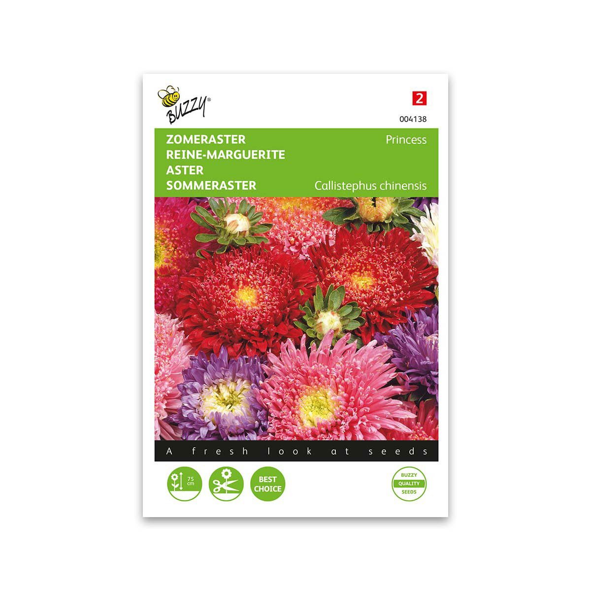 Sommerasters Frø Princess Mix - Skab Farver i Haven!
