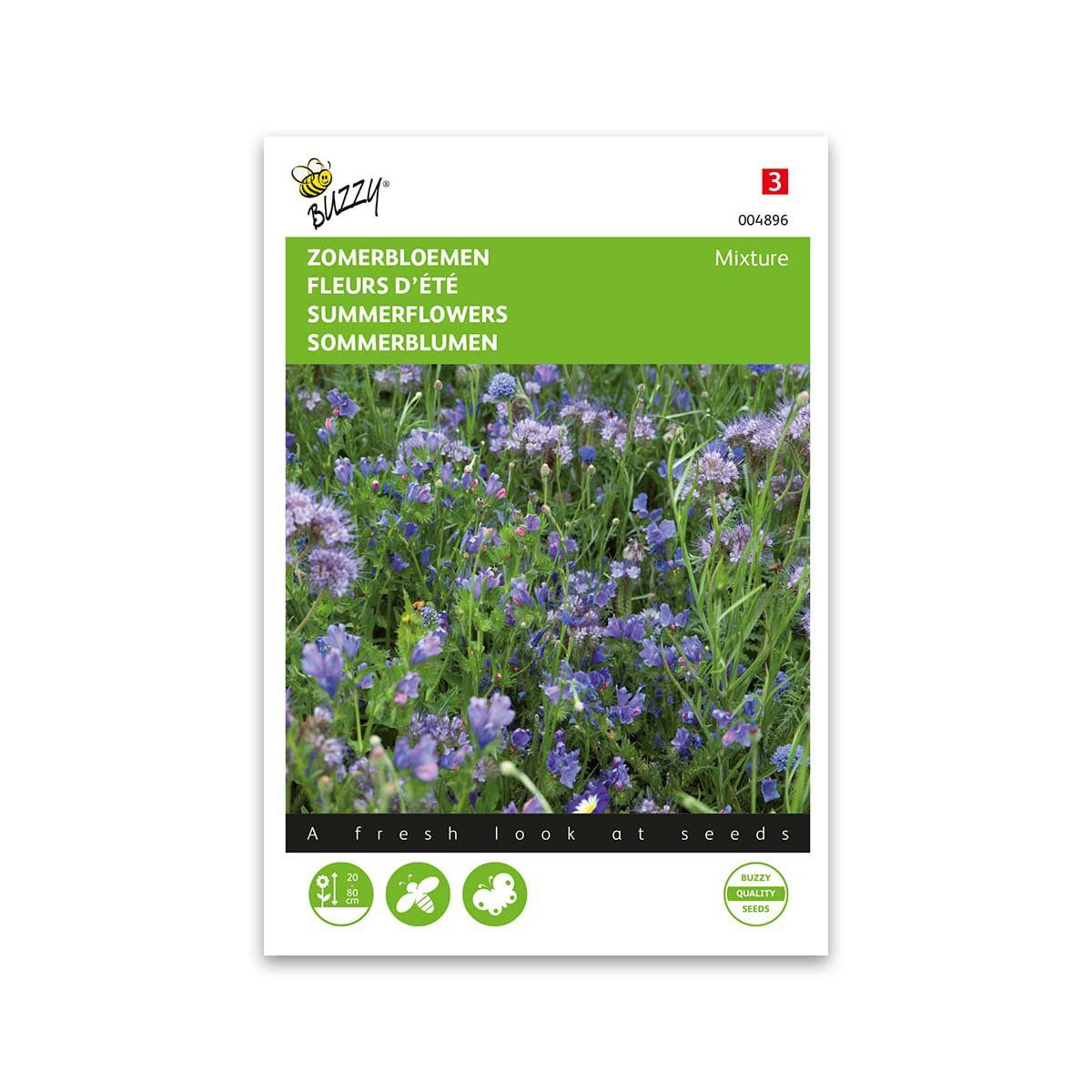 Sommerblomster Frø Blå Mix - Skab en blomstrende have!