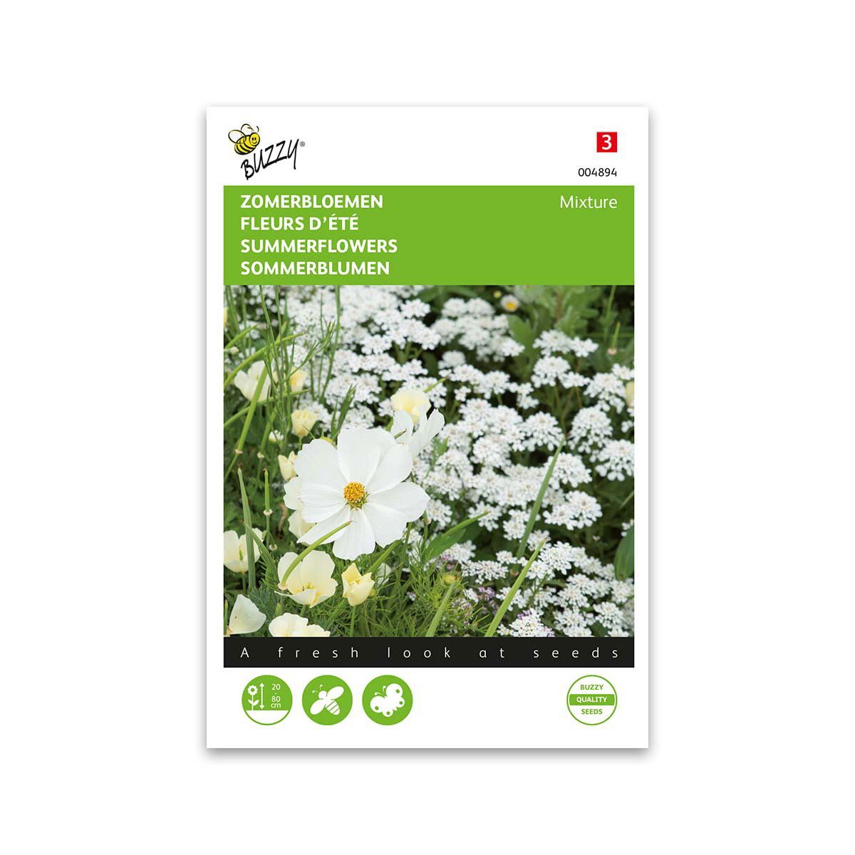 Hvide Sommerblomster Frø - Mix til din Have