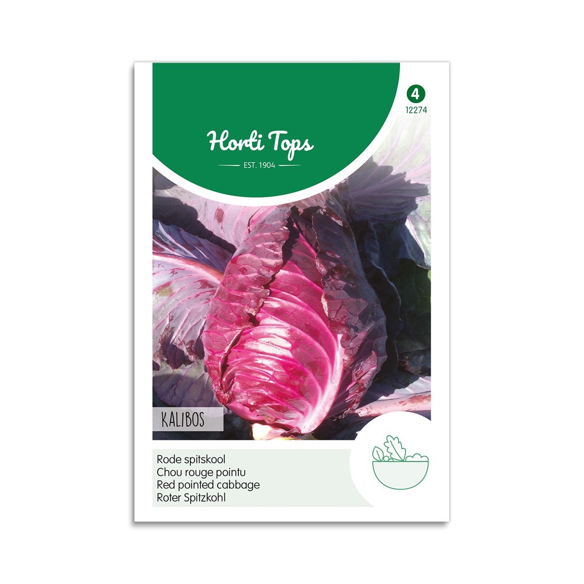 Rød Spidskål Frø "Kalibos" - Horti Tops Tilbud!
