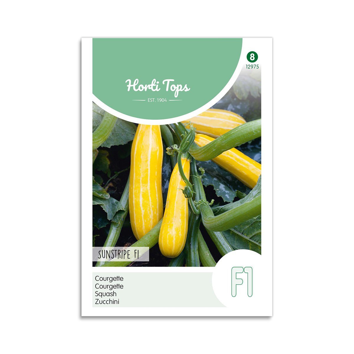Squashfrø "Sunstripe F1" - Horti Tops Tilbud!