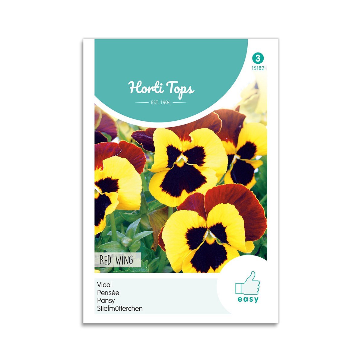 Stedmoderblomst Frø "Red Wing" - Horti Tops på tilbud!