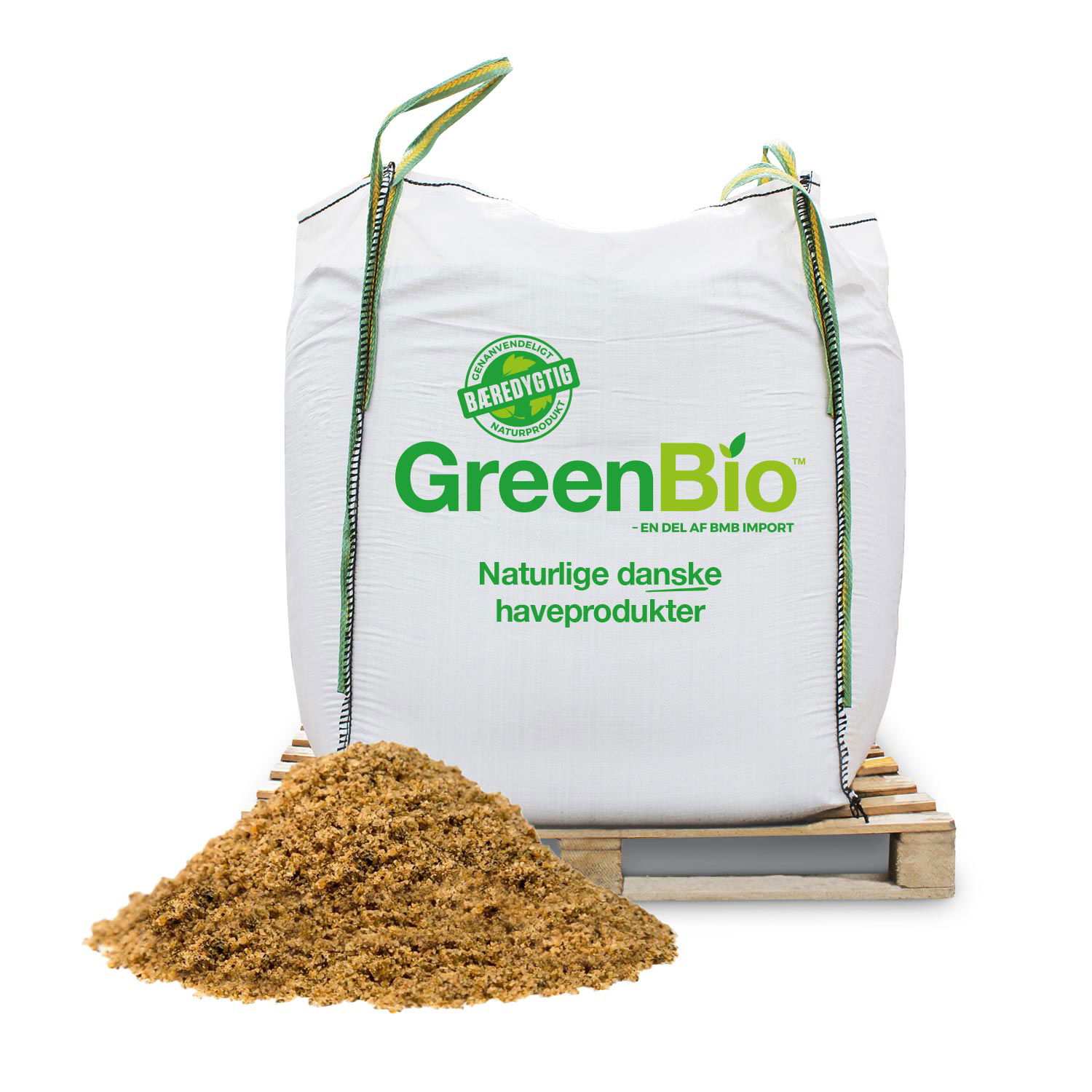 Støbesand til byggeri - 1000 kg fra Greenbio