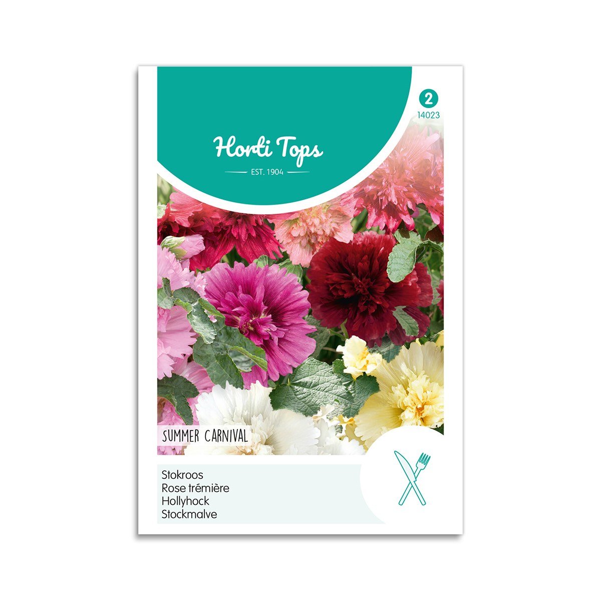 Stokrose Frø "Summer Carnival" - Horti Tops Tilbud!