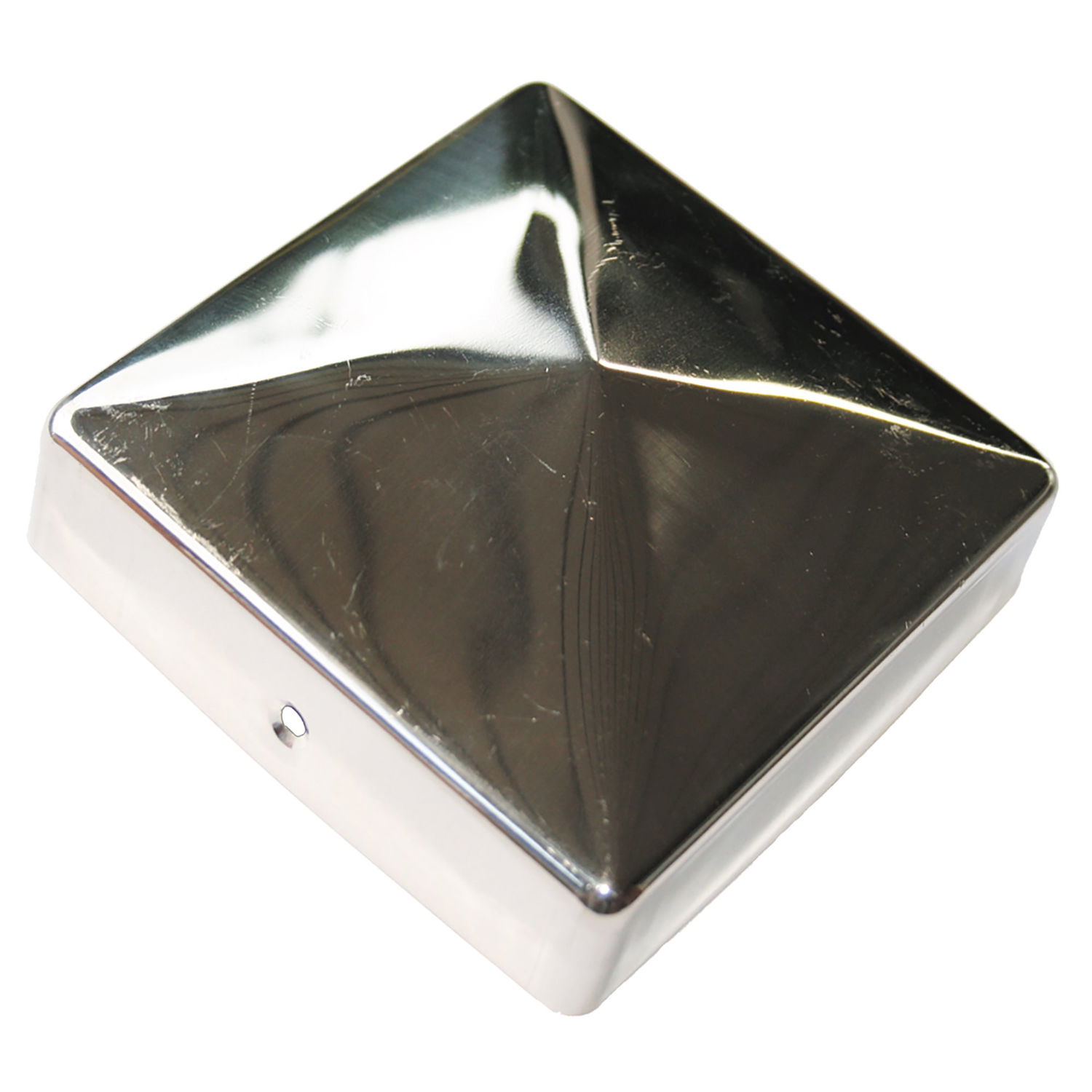 Rustfri Stolpehat 91 mm - Beskyt Dine Stolper!