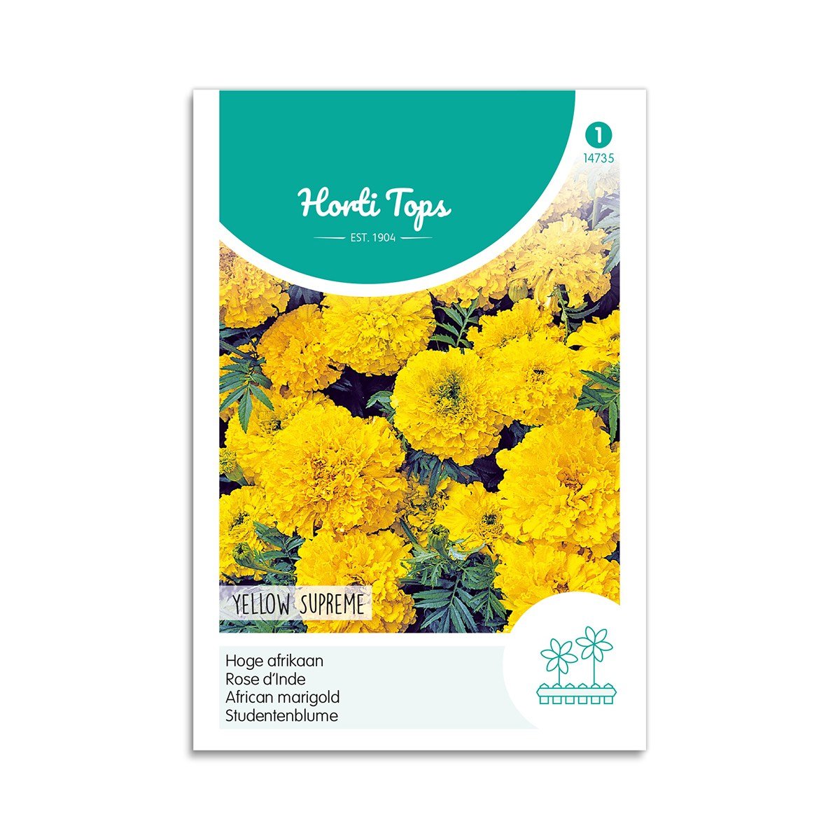 Tagetesfrø "Yellow Supreme" – Smukke blomster til haven