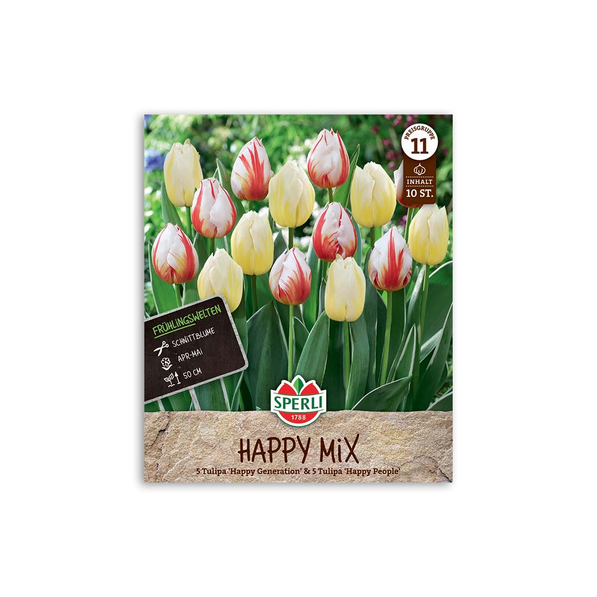Tulipanløg "Happy Mix" - 10 stk. til din have