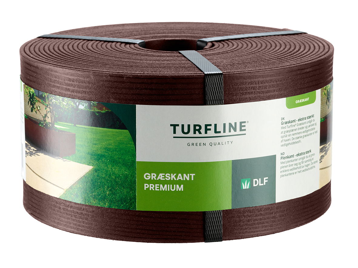 Turfline Premium Græskant - Brun 12 cm til Haven
