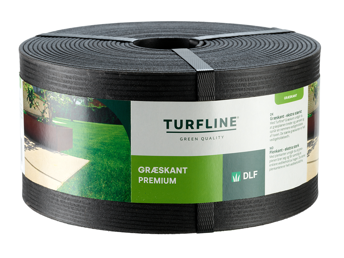 Turfline Premium Græskant - Sort 12 cm til Haven