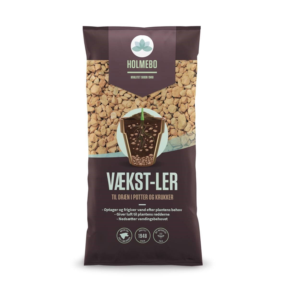 Vækst-ler 20 Liter – Optimal Dræn til Dine Planter