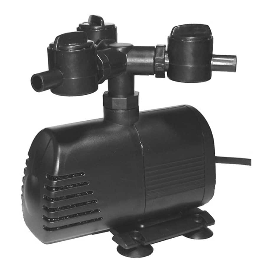Vandpumpe AQ 2000 med slange og trevejsventil på tilbud!
