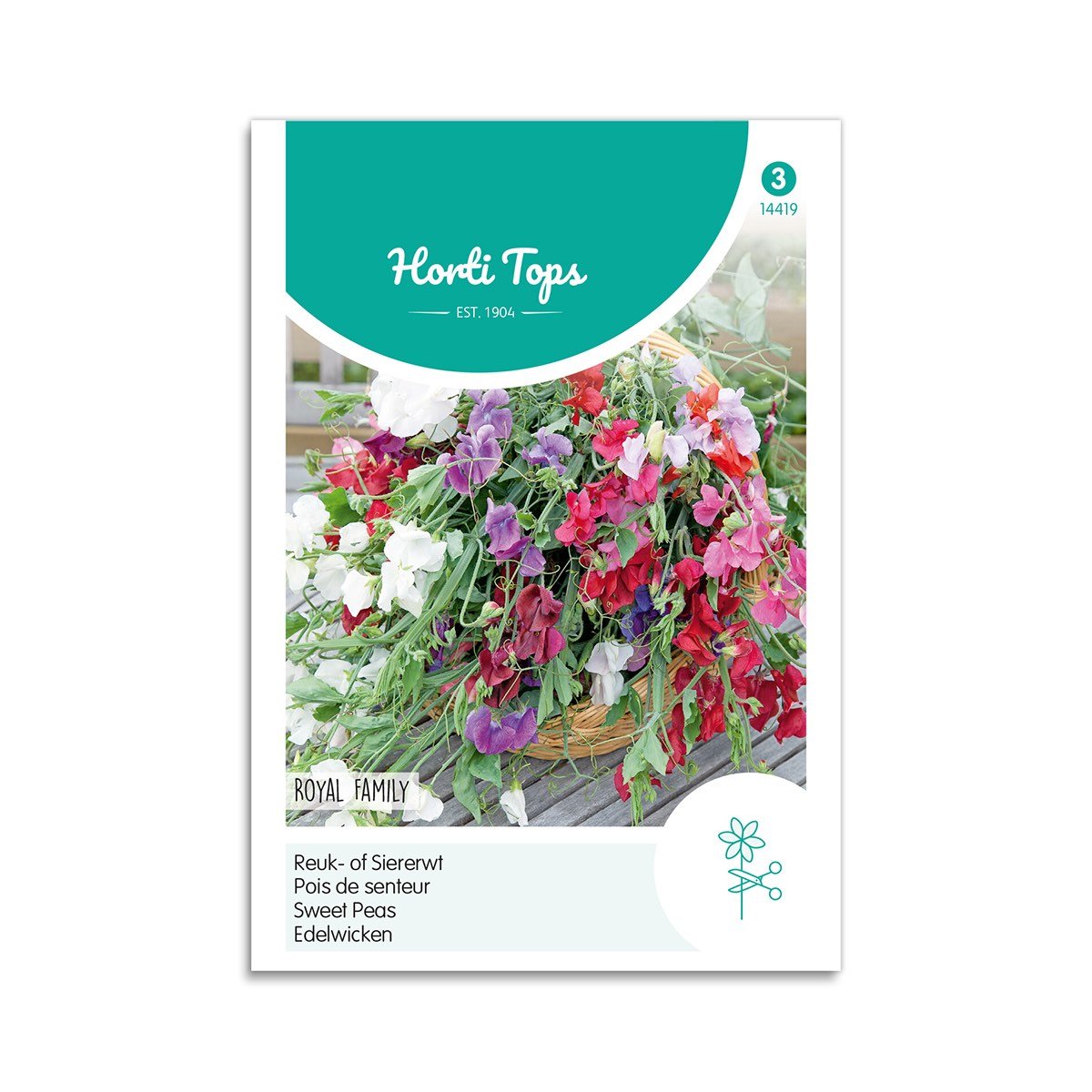 Ærteblomst Frø "Royal Family" – Horti Tops Tilbud!