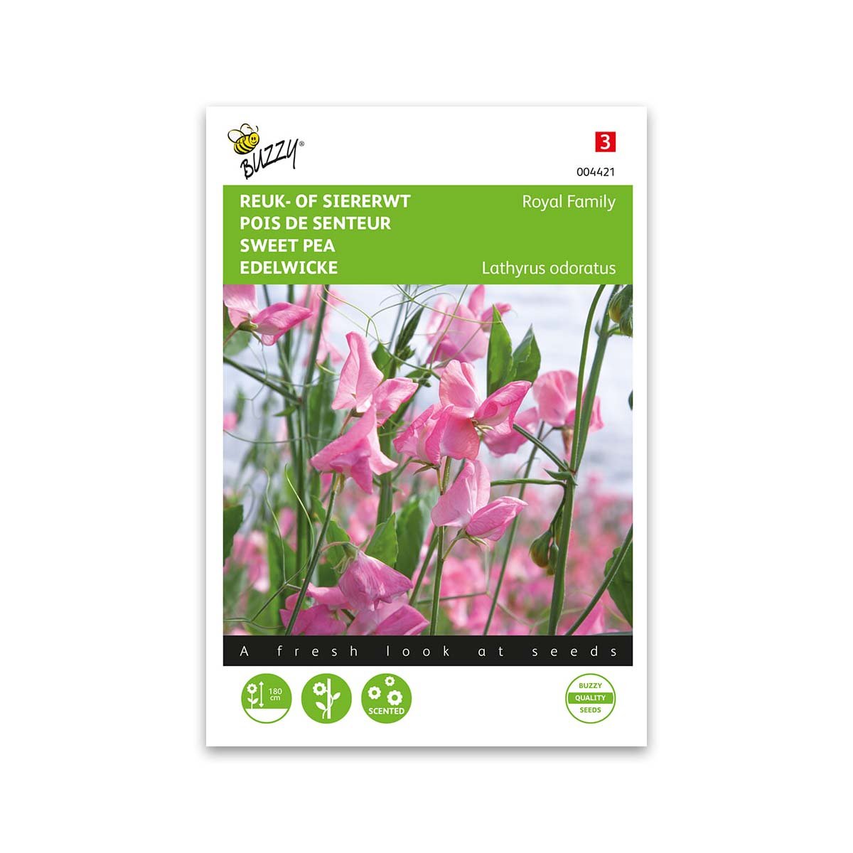 Ærteblomst Frø Royal Scarlet Pink - Skønne Blomsterfrø