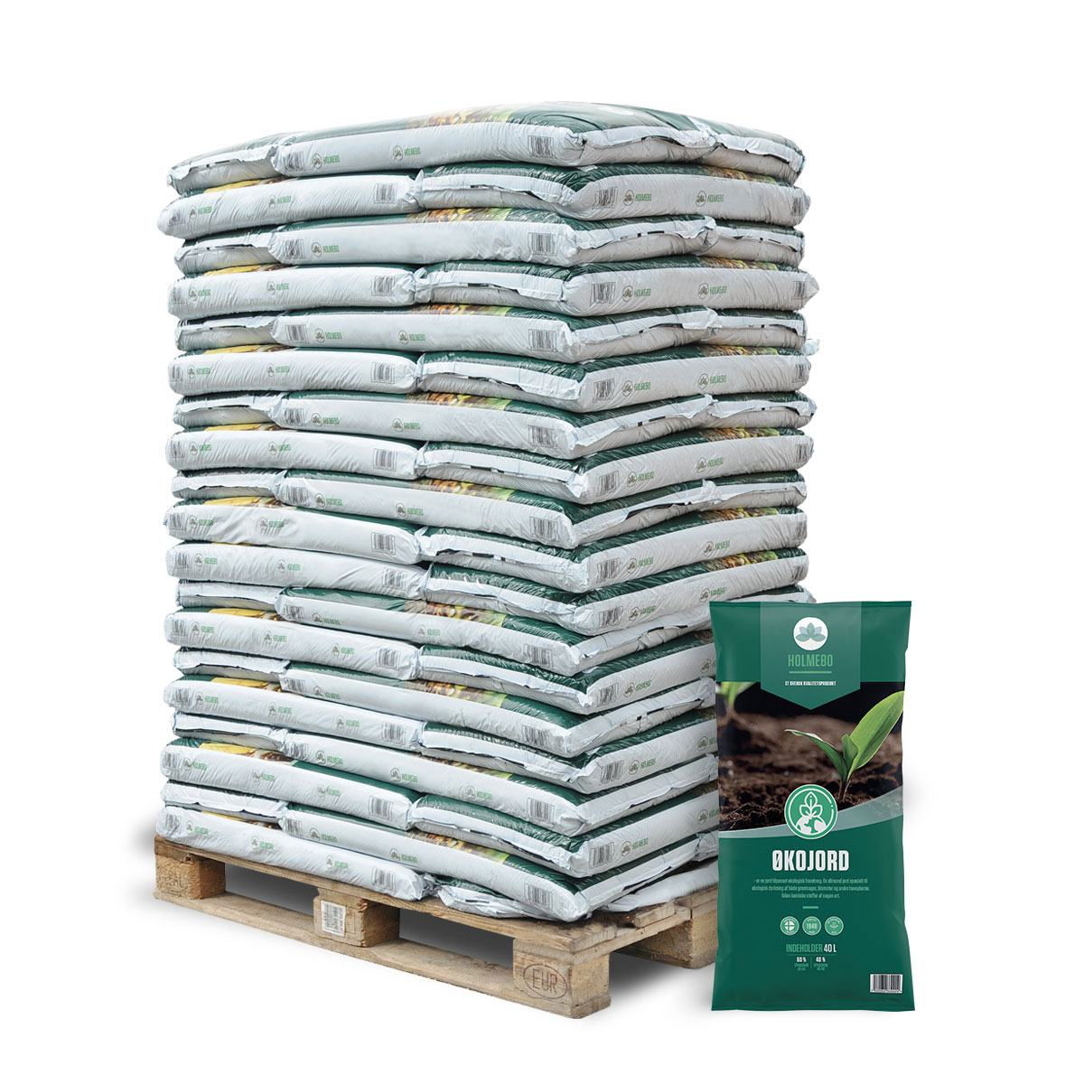 økojord 60 Poser 40 Liter