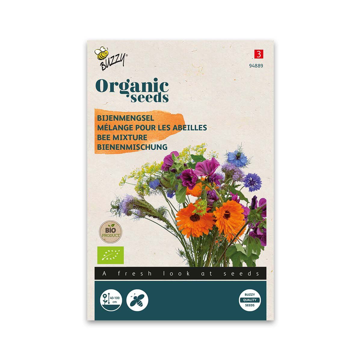 Økologisk Blomsterblanding til Bier - Støt Biodiversiteten!