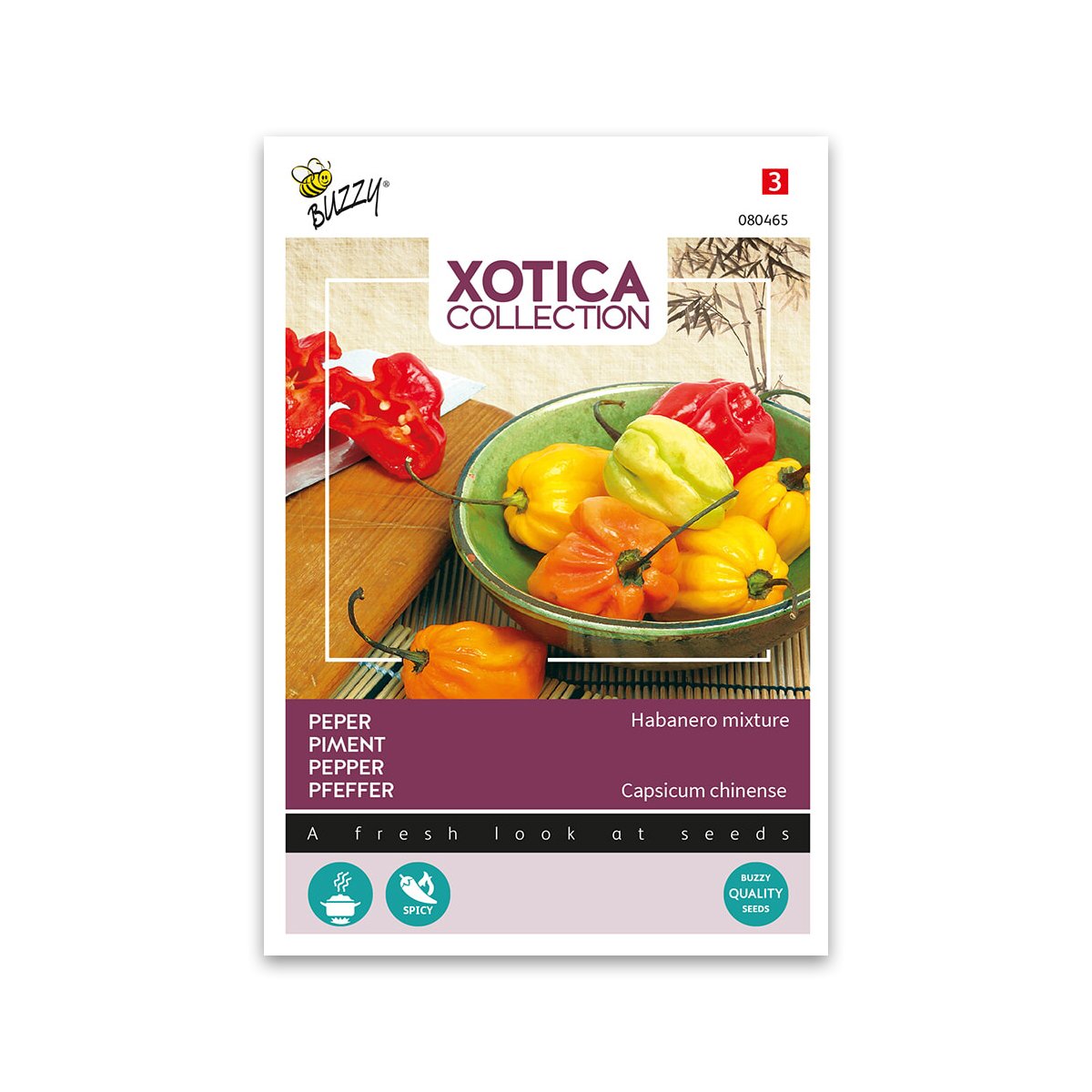 Økologisk Habanero Chili Frø Mix - Dyrk dine egne chilier!