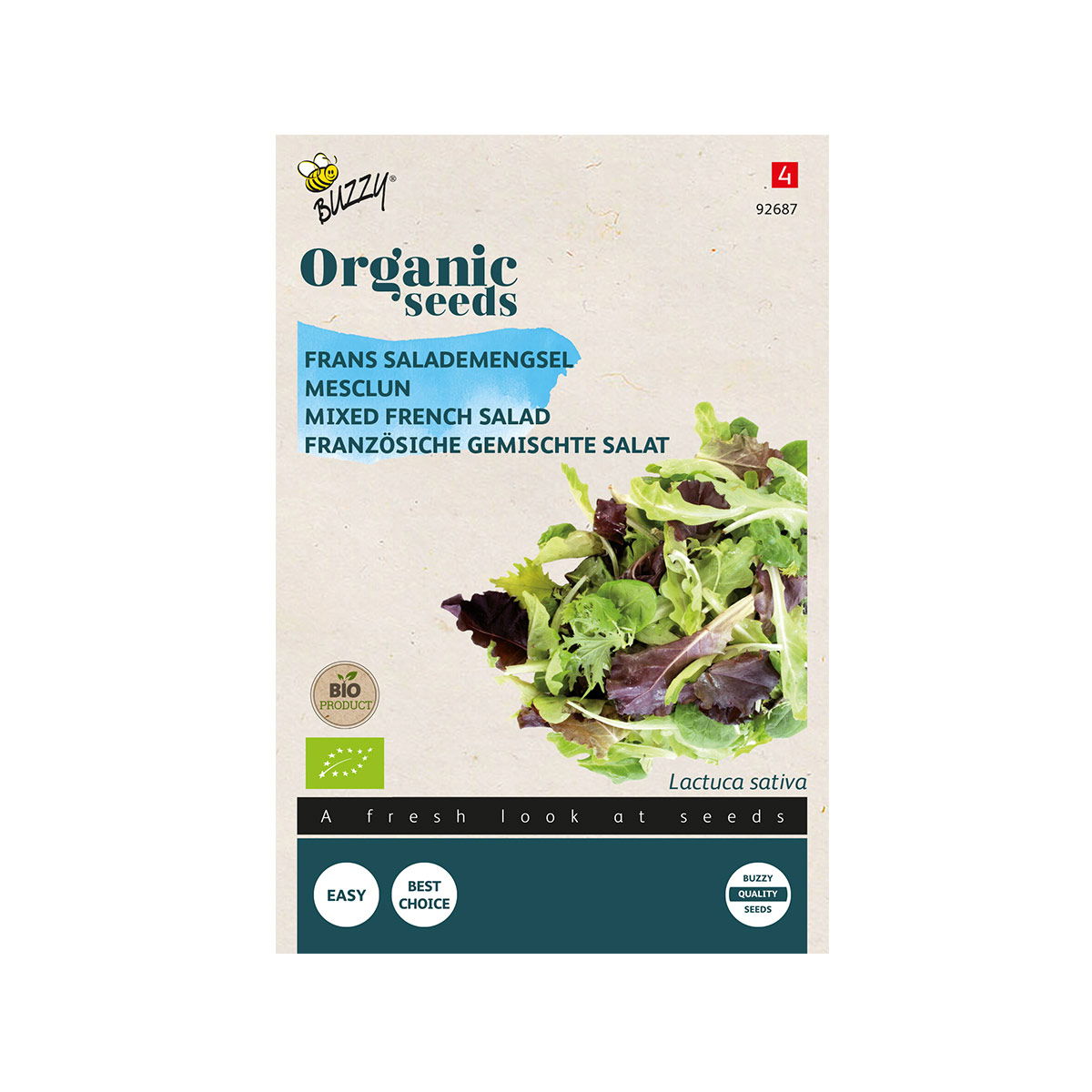 Økologisk Fransk Salat Blanding Frø - Netop Nu!