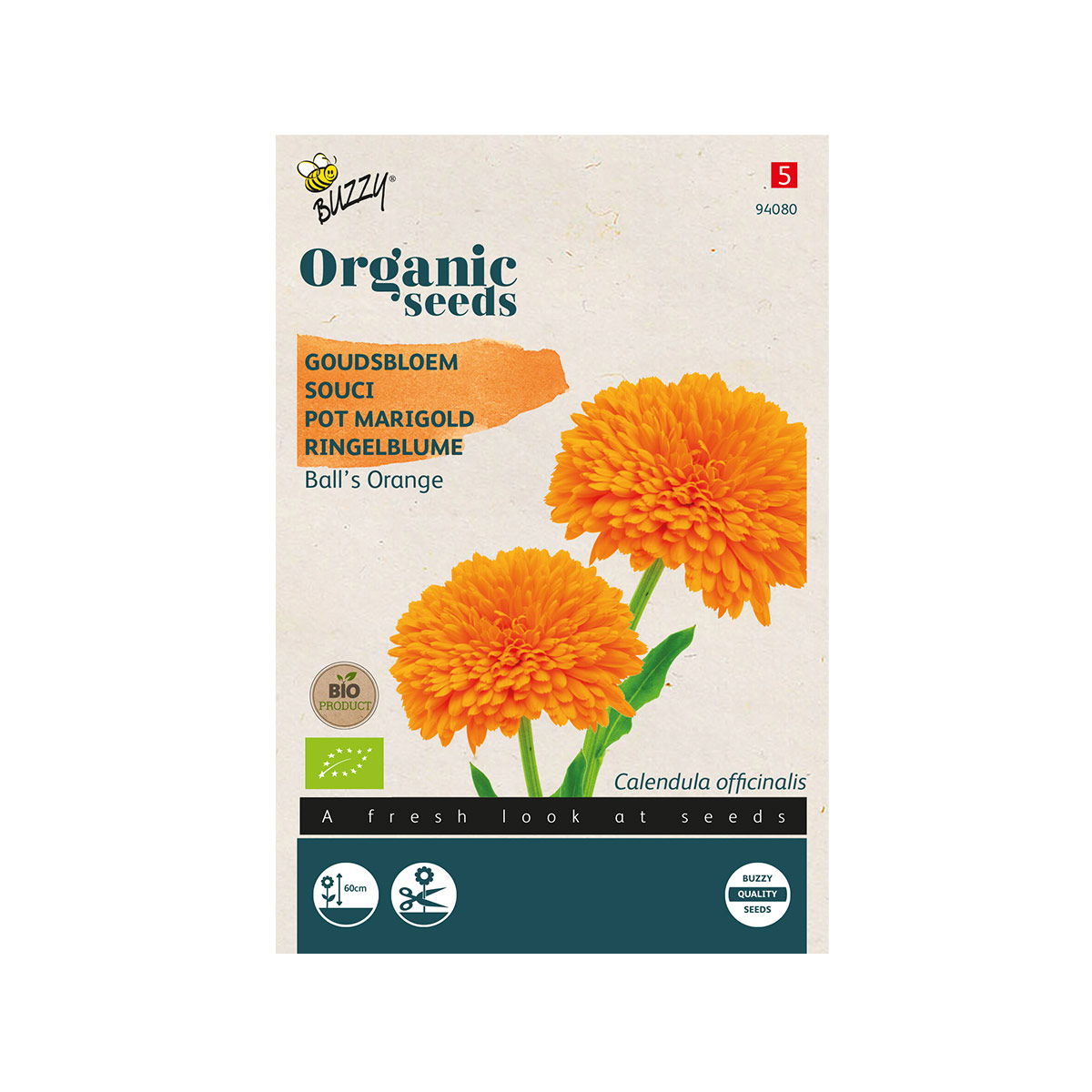 Økologiske Morgenfrue Frø fra Buzzy Organic - Køb nu!