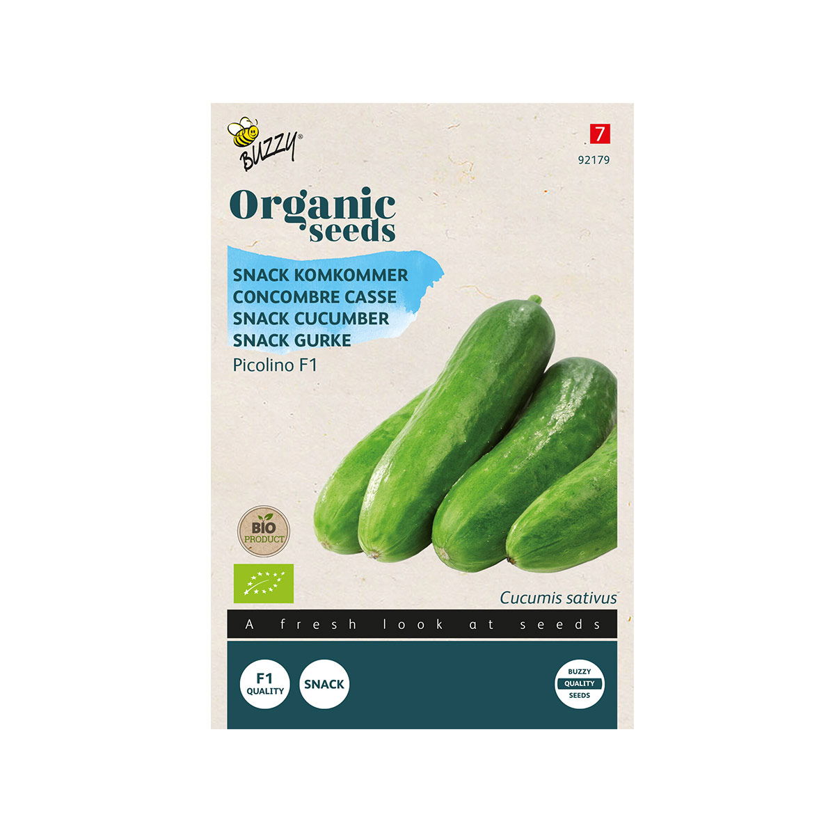Økologiske Snackagurk Frø "Picolino F1" - Køb nu!