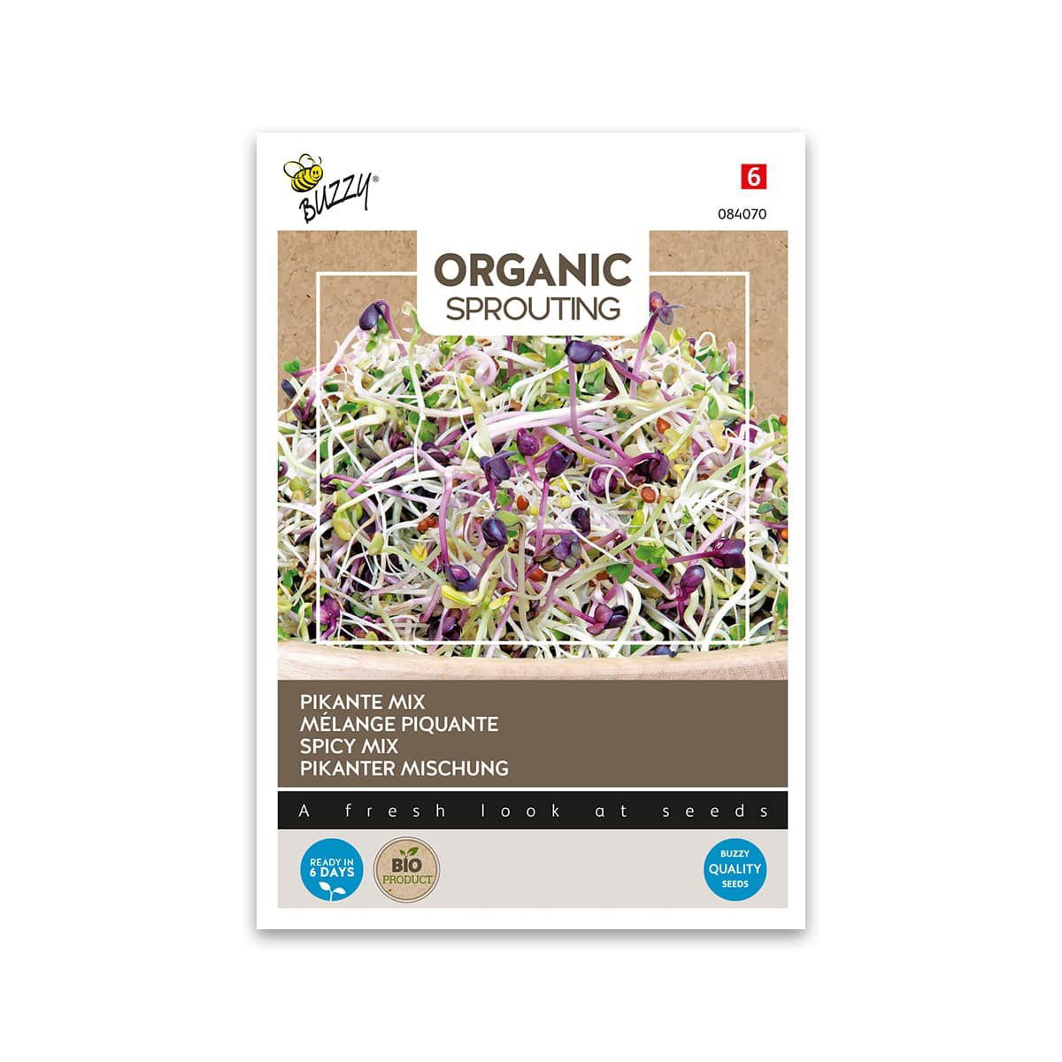 Økologisk Spicy Salatmix Spirende Frø - Smagsoplevelse!