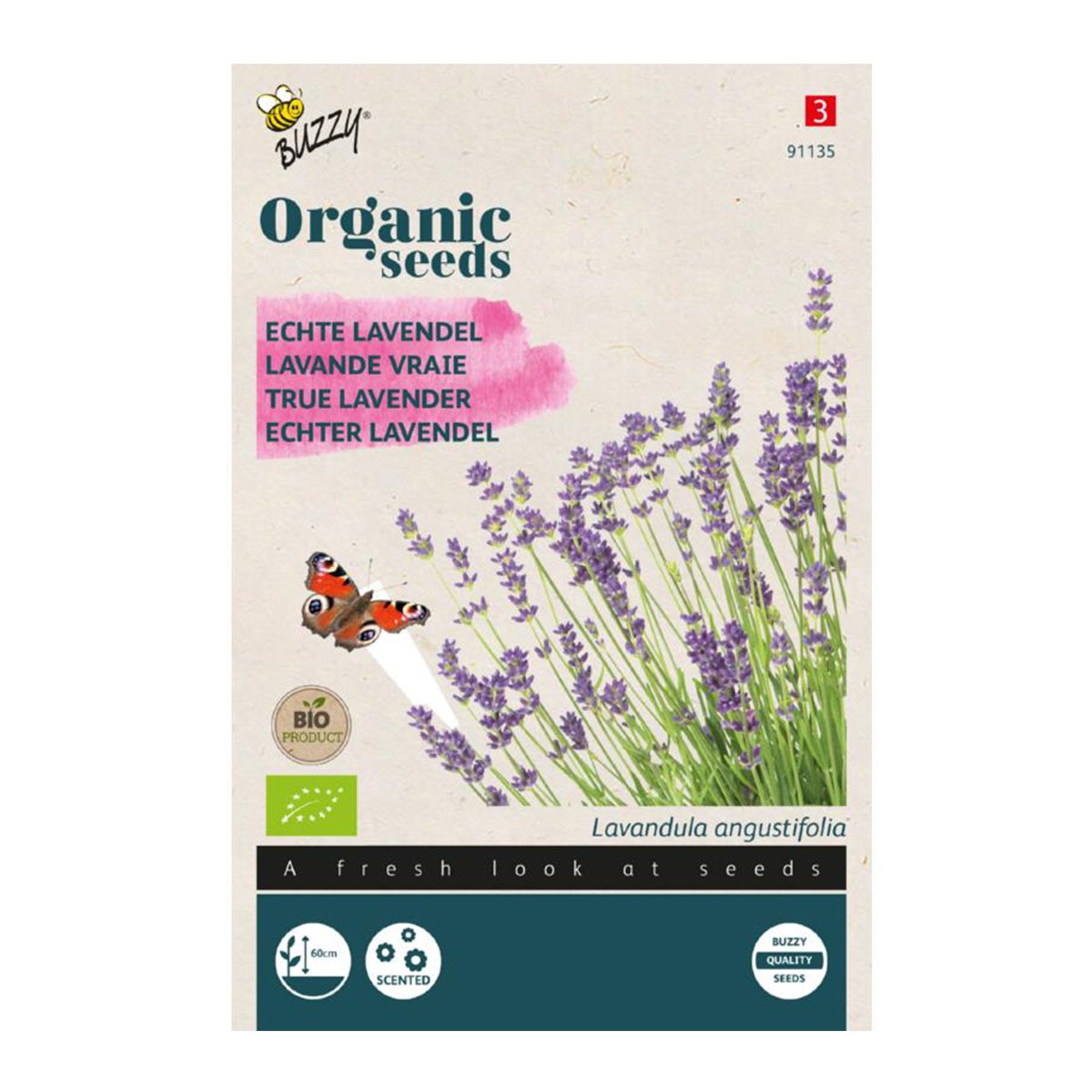 Økologiske Lavendel Frø fra Buzzy Organic - Fantastisk Tilbud!