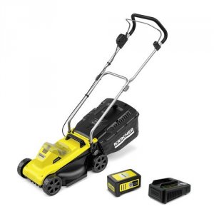 Batteridrevet plæneklipper 33 cm - Effektiv græsslåning!