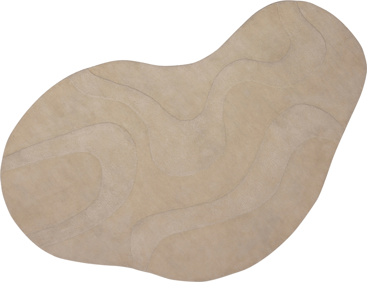 Beige Gulvtæppe Alya 170x240 cm - Elegance til dit hjem