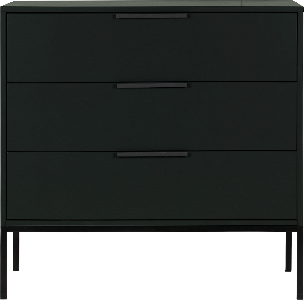 Elegant Sort Lak Kommode fra Woood - Adam Model