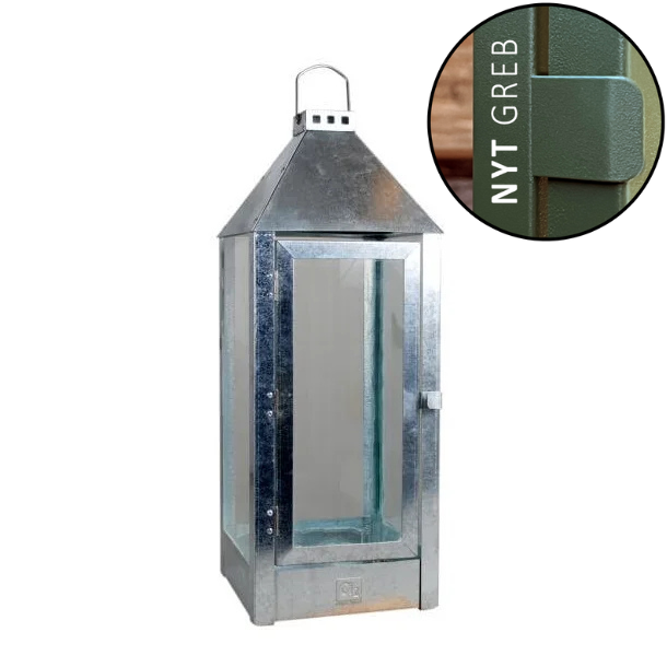 A2 Living Lanterne Maxi Galvaniseret Højde 60 Cm Udendørs