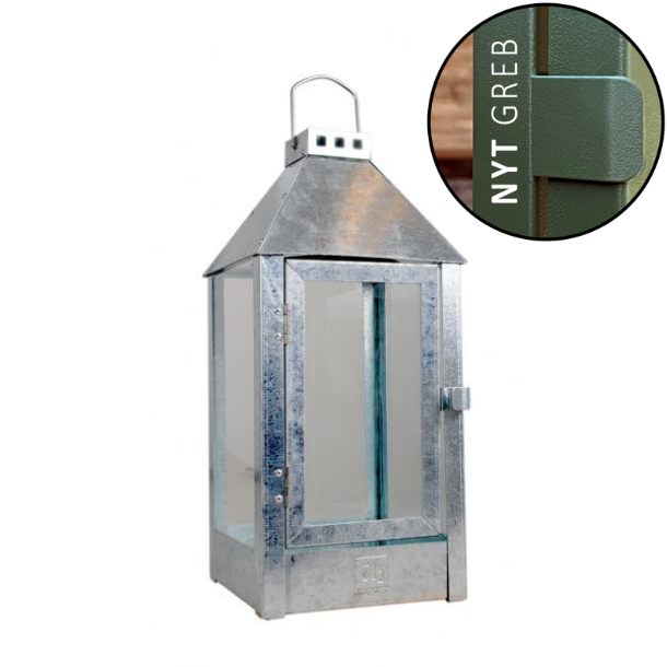A2 Living Lanterne Midi Galvaniseret Højde 42   Cm Udendørs