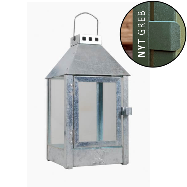 A2 Living Lanterne Mini Galvaniseret Højde 33   Cm Udendørs