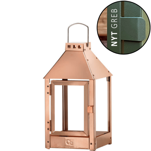 A2 Living Lanterne Mini Kobber Højde 33   Cm Udendørs