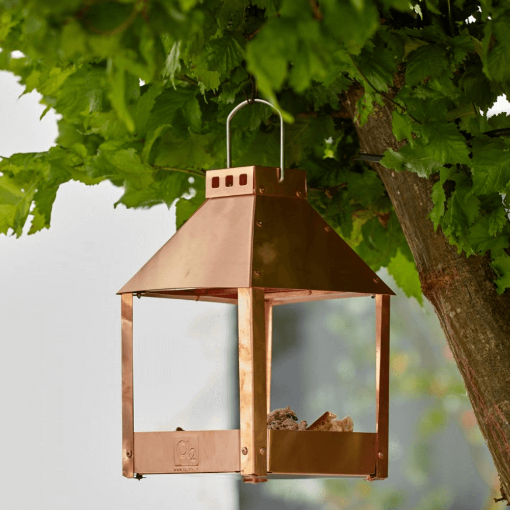 A2 Living Mini Quadro  39 Bird Eat 39  Kobber Højde 27 Cm