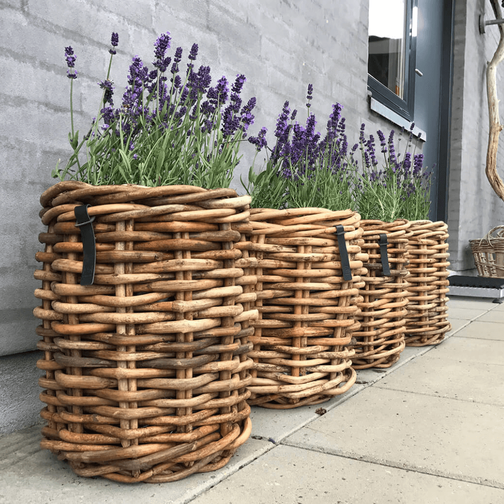 A2 Living Rattan Basket Round Mini