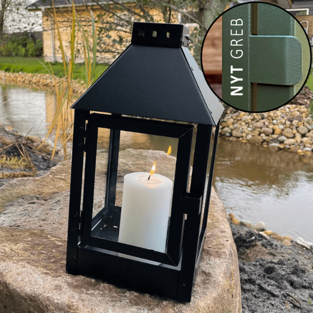 A2 Living Sort Lanterne Mini  Kunstindustrien Stearinlys