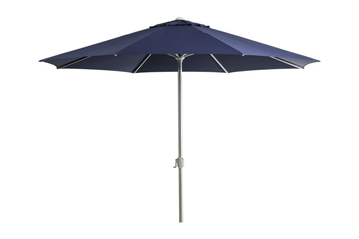 Abriola Parasol Dark Blue    330 Cm Nyheder 2026 Brafab Enggården Havemøbler